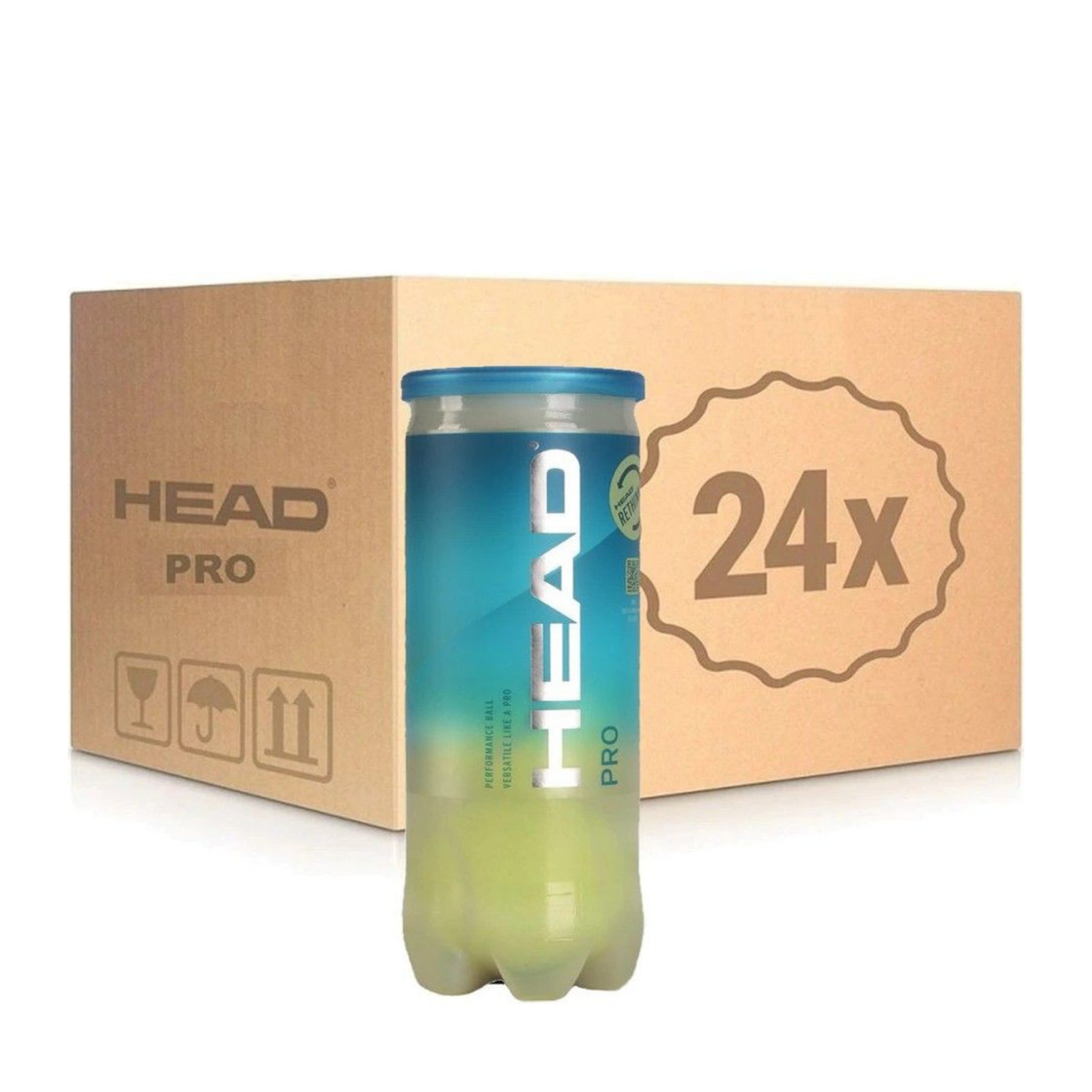 Head Pro 3'lü Tenis Topu 24 Kutu
